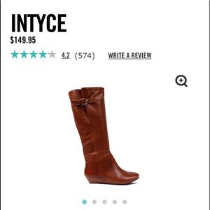 Steve Madden INTYCE cognac leather boot